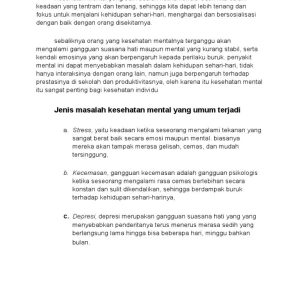 Pentingnya Kesehatan Mental Anak SMK dan Cara Menjaganya